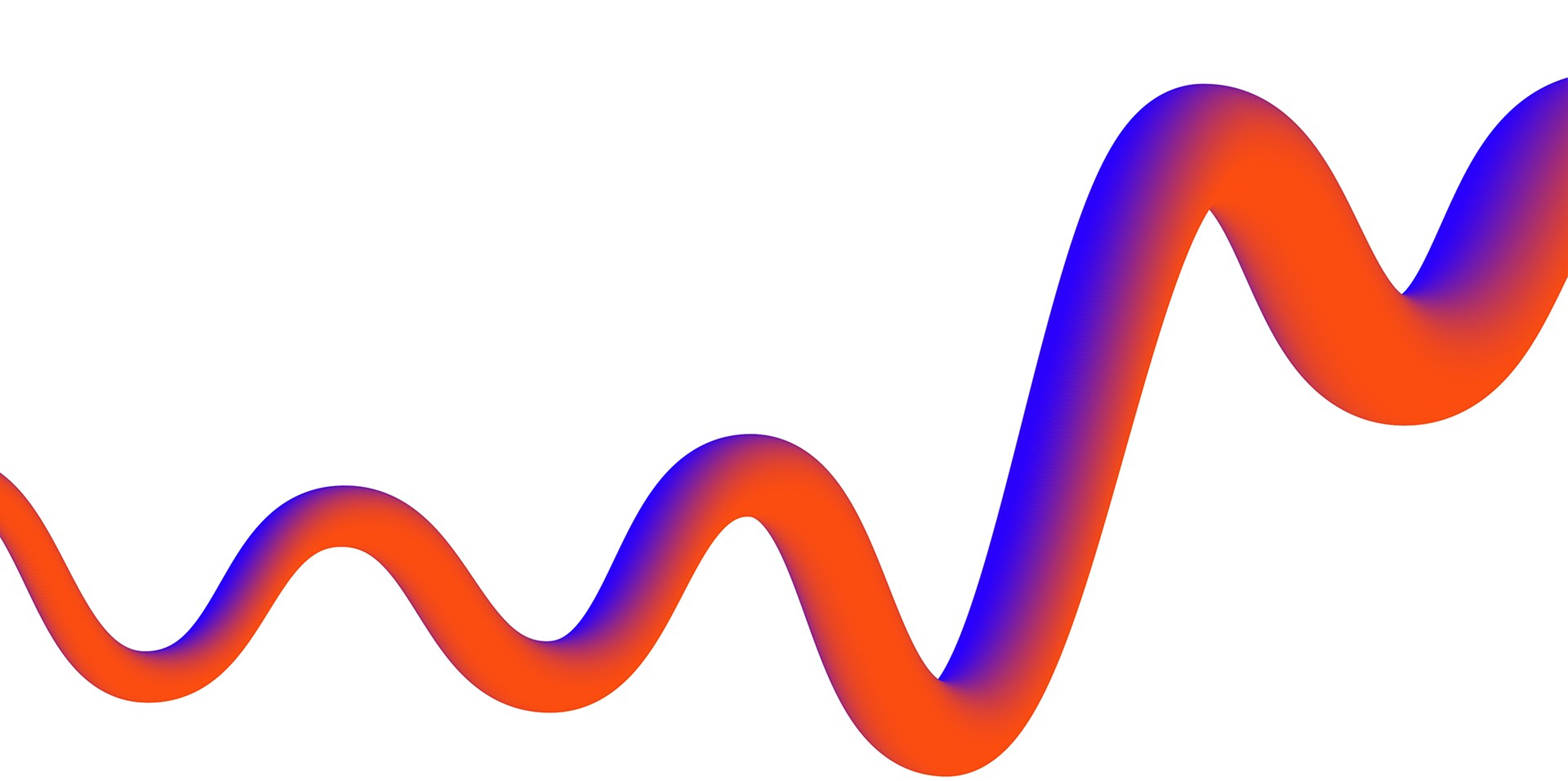 Abstract Logista Freight graphic element with orange and blue gradient