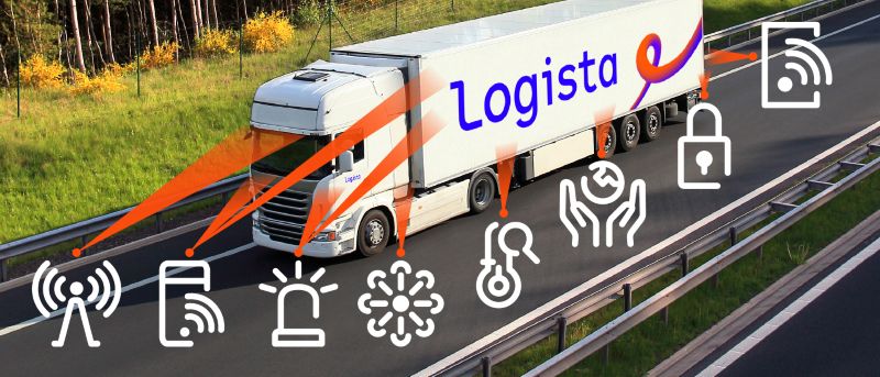 Picture of a tuck indicating multi-temperature, double-floor, and ADR requirements.