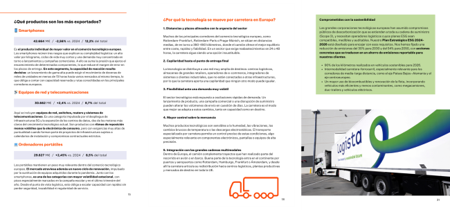 Páginas del informe